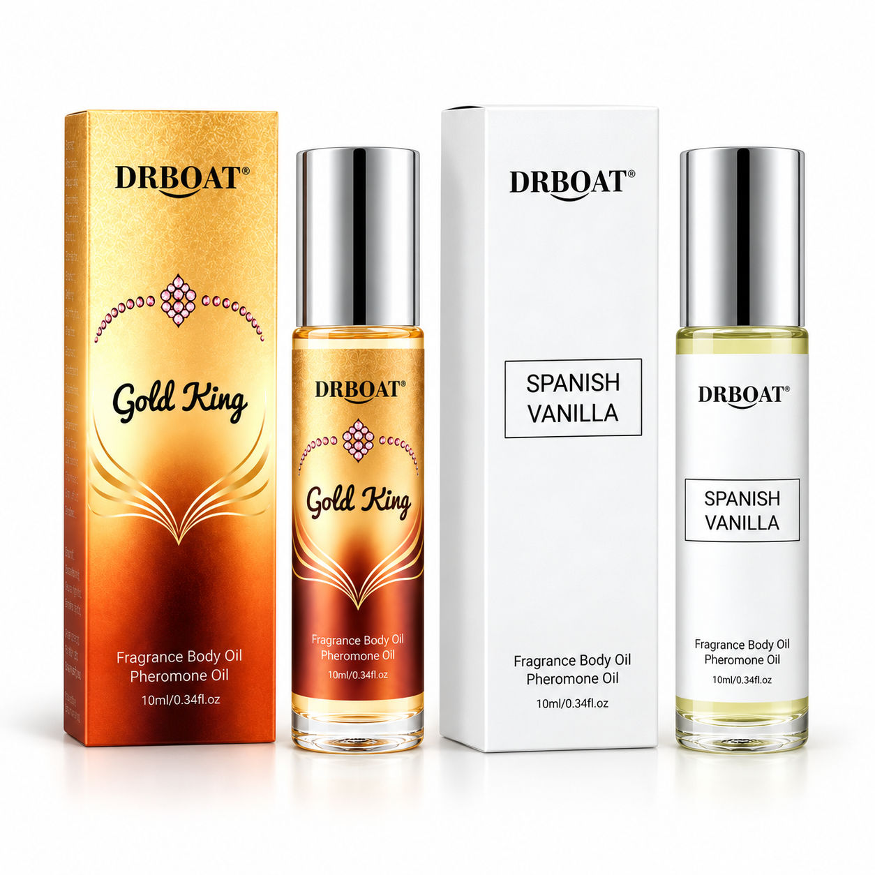 Perfume Alcohol Fragrance - Набор мужских роликовых духов Duo, аромат